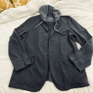 Men’s sport jacket with attached hoodie xl
